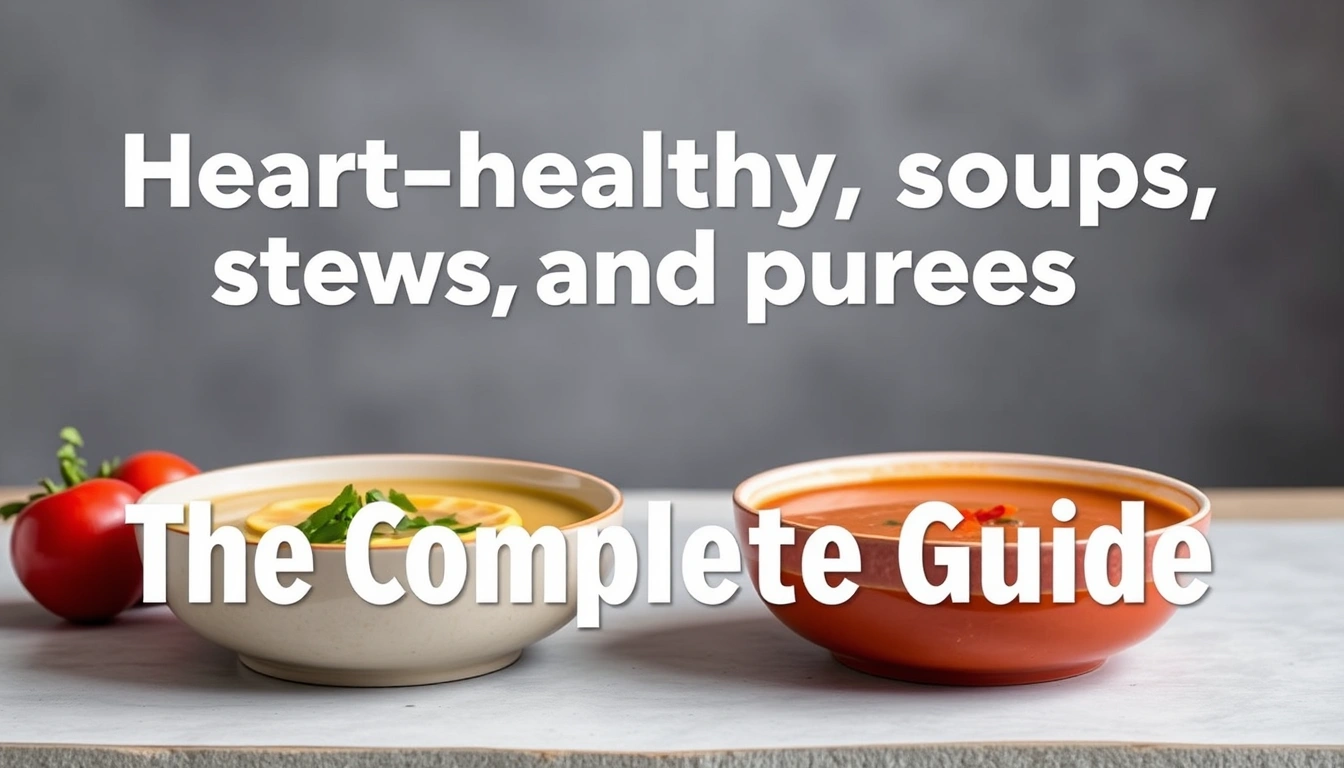 Heart-healthy soups, stews, and purees — The Complete Guide Heart-healthy soups, stews, and purees — The Complete Guide