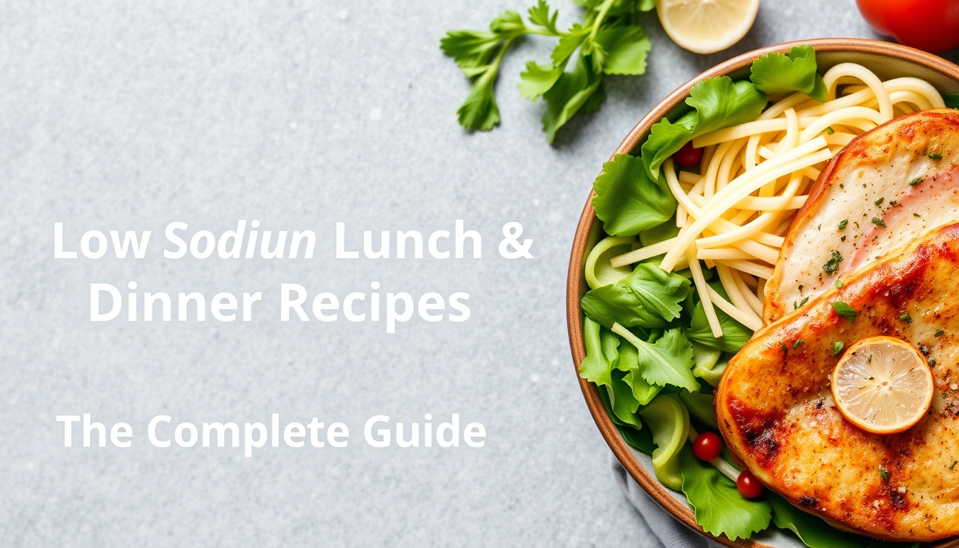 Low-sodium lunch and dinner recipes — The Complete Guide Low-sodium lunch and dinner recipes — The Complete Guide